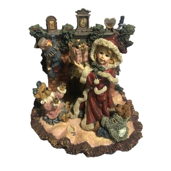 Yesterday's Child Sandra Claus Dollstone Collection Christmas Morning Figurine - Picture 1 of 14